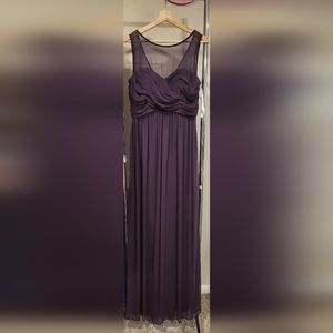 Plum color bridesmaid dress size 12